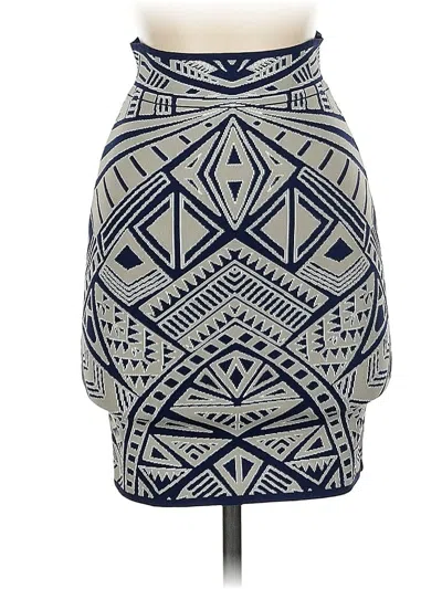 Pre-owned Bcbgmaxazria Casual Skirt In Blue