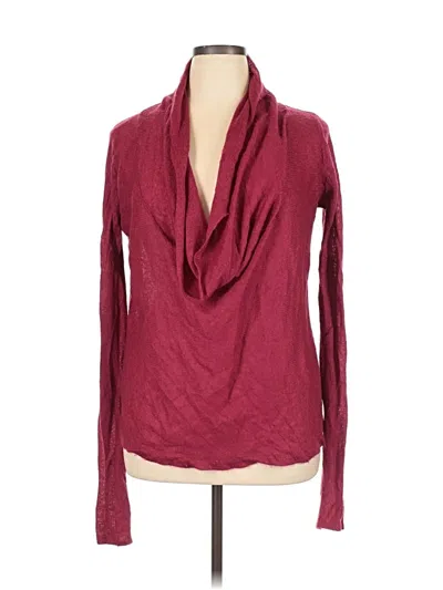 Pre-owned Maurices Cardigan Sweater In Burgundy