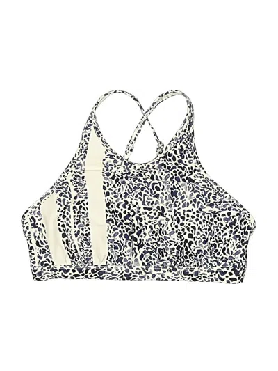 Pre-owned Athleta Swimsuit Top Ivory Swimwear In White