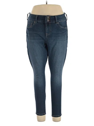 Pre-owned Torrid Jeggings In Blue