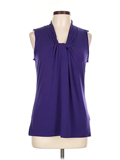 Pre-owned Banana Republic Factory Store Sleeveless Blouse In Purple