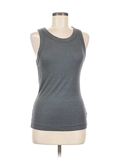 Pre-owned Michael Stars Sleeveless Top Gray Scoop Neck Tops