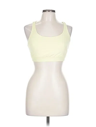 Pre-owned Lululemon Athletica Sports Bra In Yellow