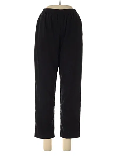 Pre-owned Alfred Dunner Casual Pants In Black