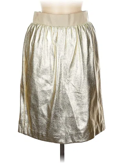 Pre-owned Dolce & Gabbana Formal Skirt In Gold
