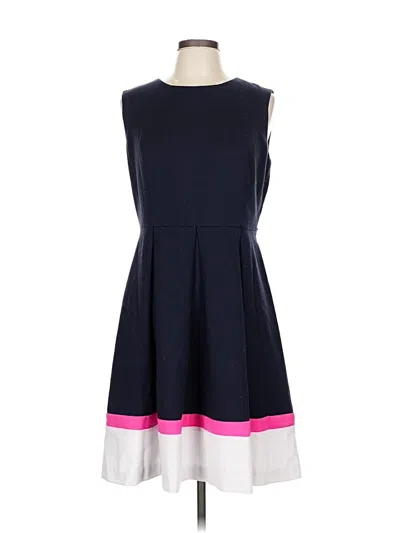 Pre-owned Liz Claiborne Casual Dress In Blue