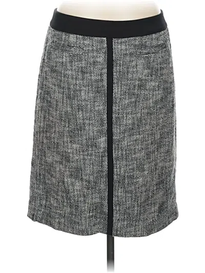 Pre-owned Talbots Formal Skirt In Gray