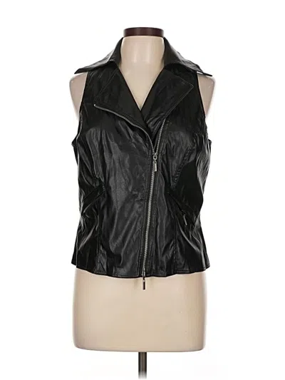 Pre-owned Bisou Bisou Vest In Black