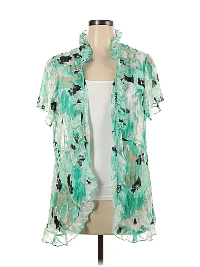 Pre-owned Dressbarn Kimono In Blue