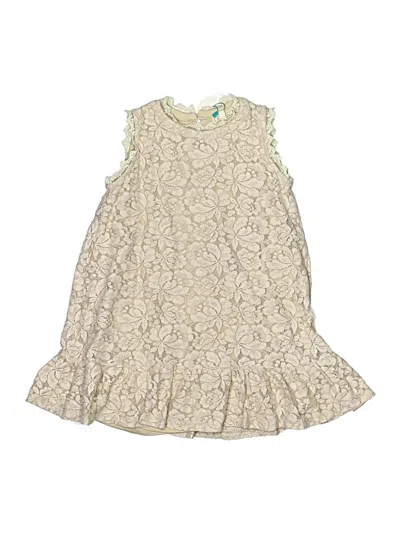 Pre-owned Hayden Girls Kids' Dress In White