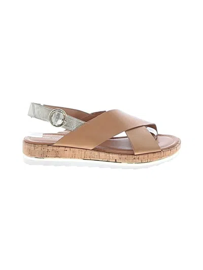 Pre-owned Nine West Sandals In Brown