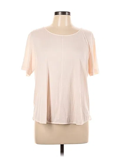 Pre-owned Banana Republic Factory Store Short Sleeve T-shirt In White