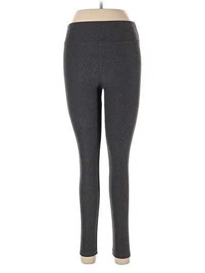 Pre-owned Grace & Lace Active Pants In Gray