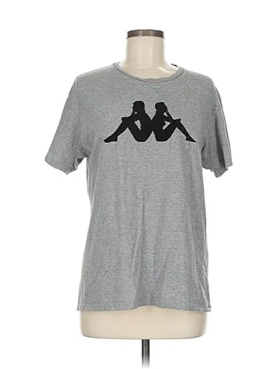 Pre-owned Kappa Short Sleeve T-shirt In Silver