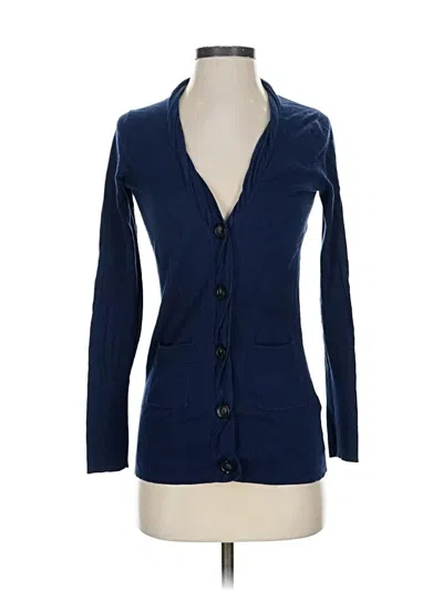 Pre-owned Banana Republic Cardigan Sweater In Blue