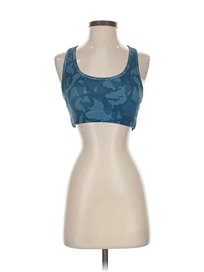 Pre-owned Zyia Active Sports Bra In Blue