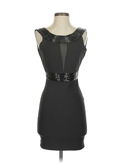 Pre-owned Just Me Cocktail Dress In Black