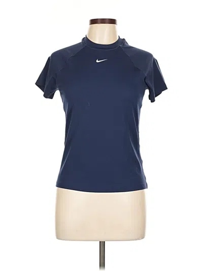 Pre-owned Nike Active T-shirt In Blue
