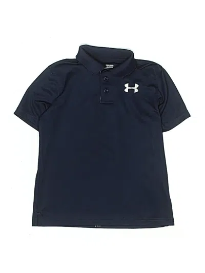 Pre-owned Under Armour Kids' Short Sleeve Top Blue Tops