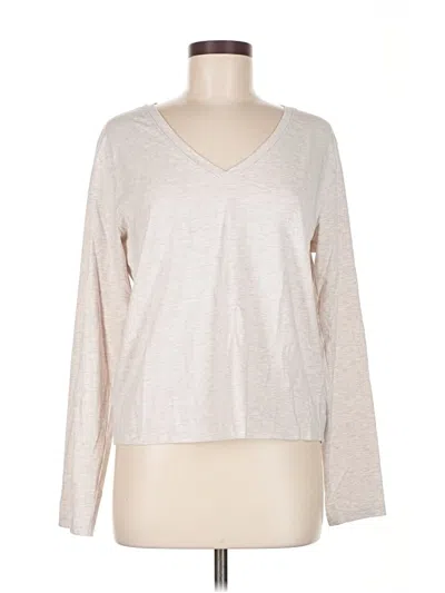 Pre-owned Athleta Long Sleeve T-shirt In Gray