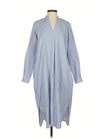 Pre-owned Uniqlo Casual Dress In Blue