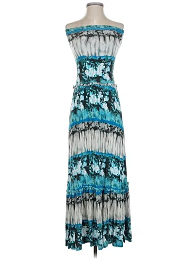 Pre-owned Bisou Bisou Casual Dress In Blue