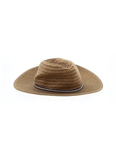 Pre-owned San Diego Hat Company Sun Hat In Brown