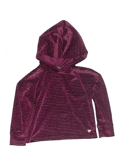 Pre-owned Vince Camuto Kids' Pullover Hoodie In Burgundy