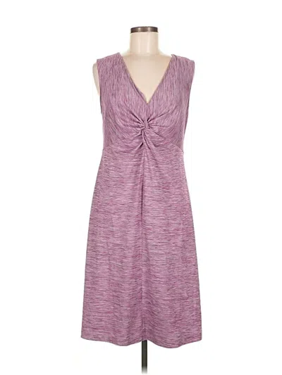 Pre-owned Eddie Bauer Casual Dress In Purple