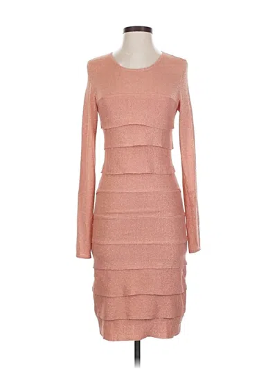 Pre-owned Bcbgmaxazria Cocktail Dress In Pink
