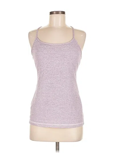 Pre-owned Lululemon Athletica Tank Top White Halter Neckline Tops