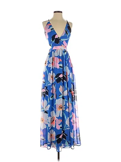 Pre-owned Express Cocktail Dress In Blue