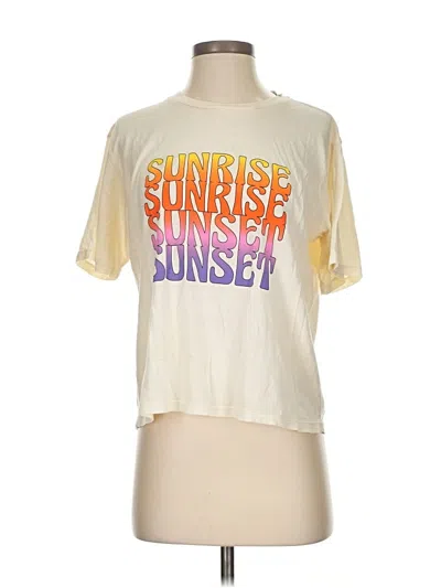 Pre-owned Le Superbe Short Sleeve T-shirt In Yellow