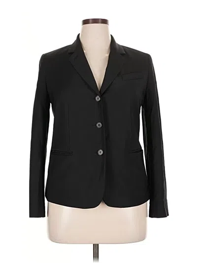 Pre-owned Talbots Blazer Jacket In Black
