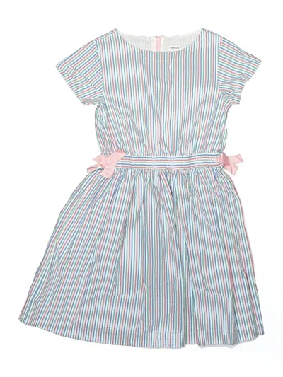 Pre-owned Crewcuts Outlet Kids' Dress In Blue
