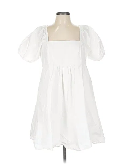 Pre-owned Draper James Casual Dress In White