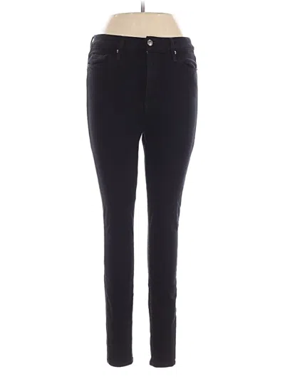 Pre-owned Good American Jeggings In Black