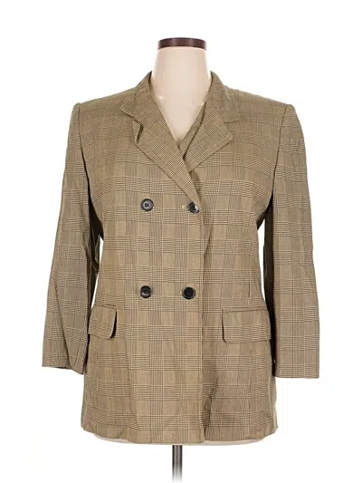 Pre-owned Jones New York Coat In Brown