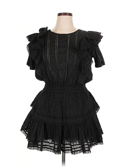 Pre-owned Loveshackfancy Cocktail Dress In Black