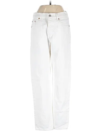 Pre-owned Levi's Jeans In White