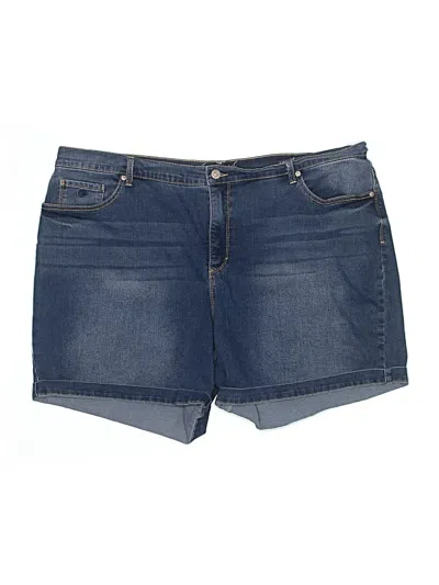 Pre-owned Gloria Vanderbilt Denim Shorts In Blue