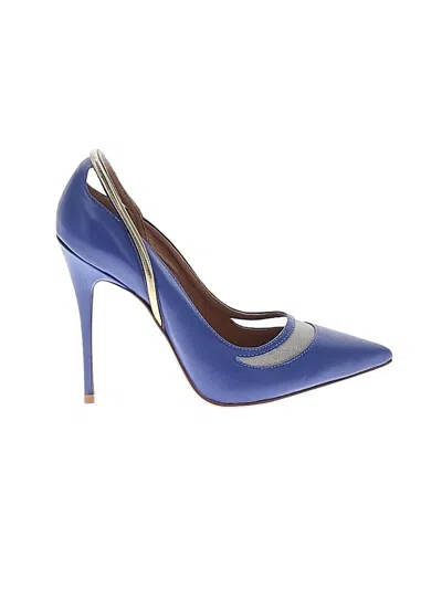 Pre-owned Bcbgmaxazria Heels In Blue