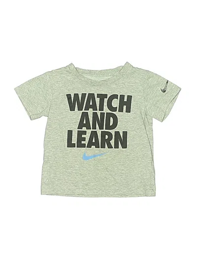 Pre-owned Nike Kids' Short Sleeve T-shirt In Green