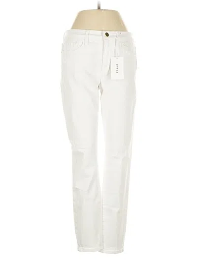 Pre-owned Frame Jeans In White