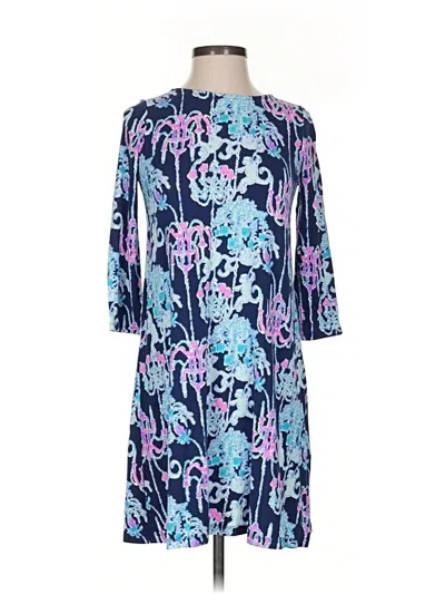 Pre-owned Lilly Pulitzer Casual Dress In Blue