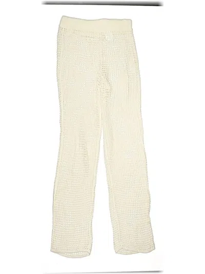 Pre-owned Abercrombie & Fitch Swimsuit Bottoms In White