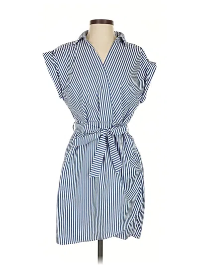 Pre-owned Hyfve Casual Dress In Blue