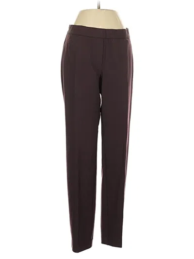 Pre-owned Jjill Active Pants In Burgundy