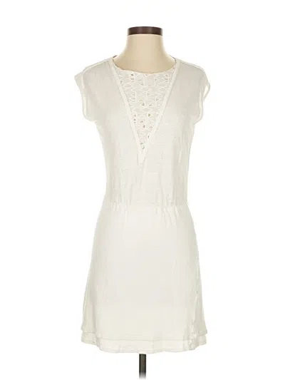 Pre-owned Maje Casual Dress In White