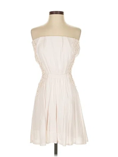 Pre-owned Maje Cocktail Dress In White